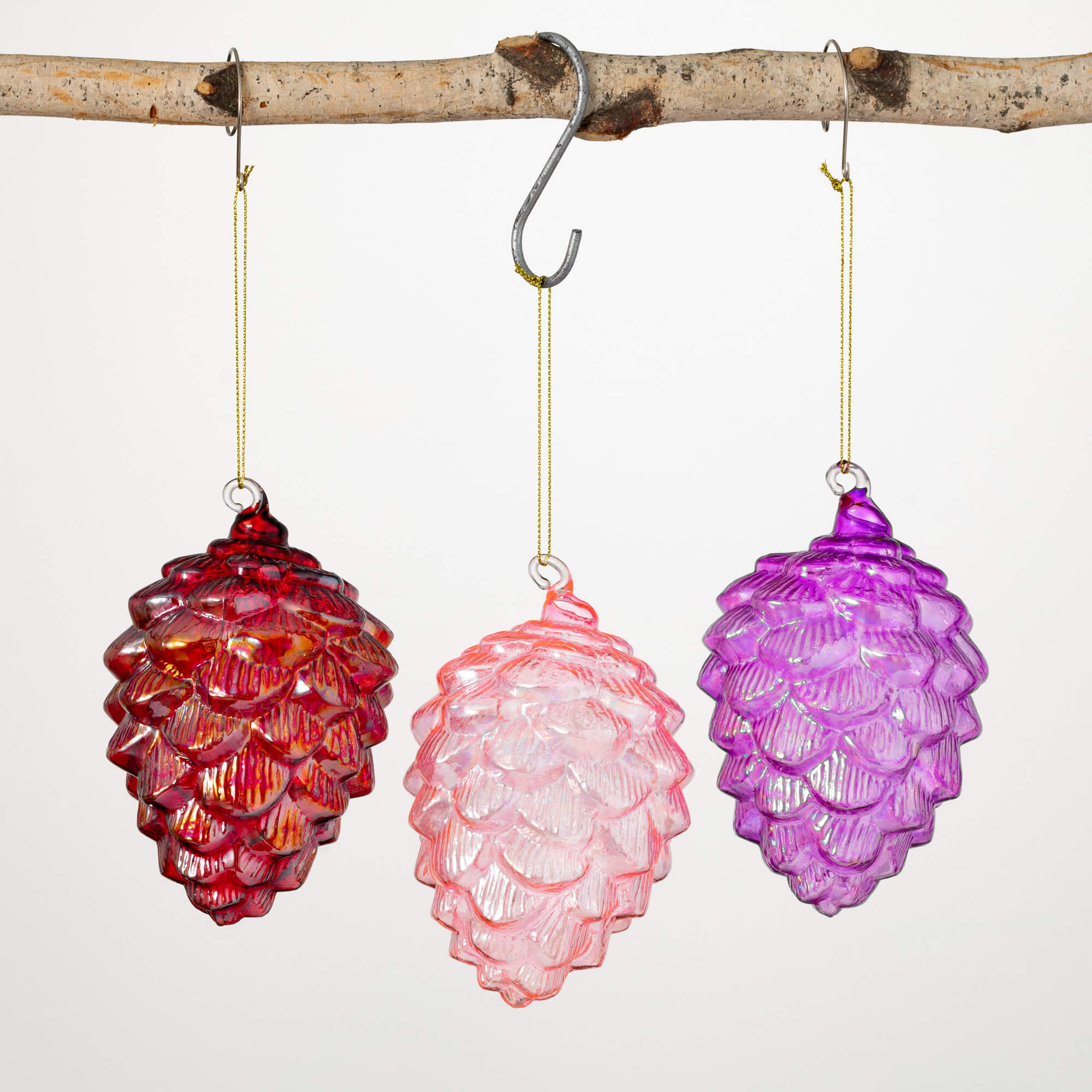 PINECONE ORNAMENT Set 3