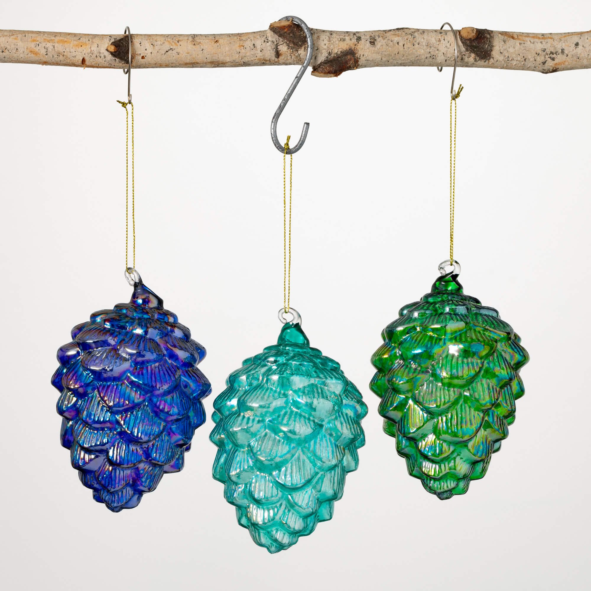 PINECONE ORNAMENT Set 3