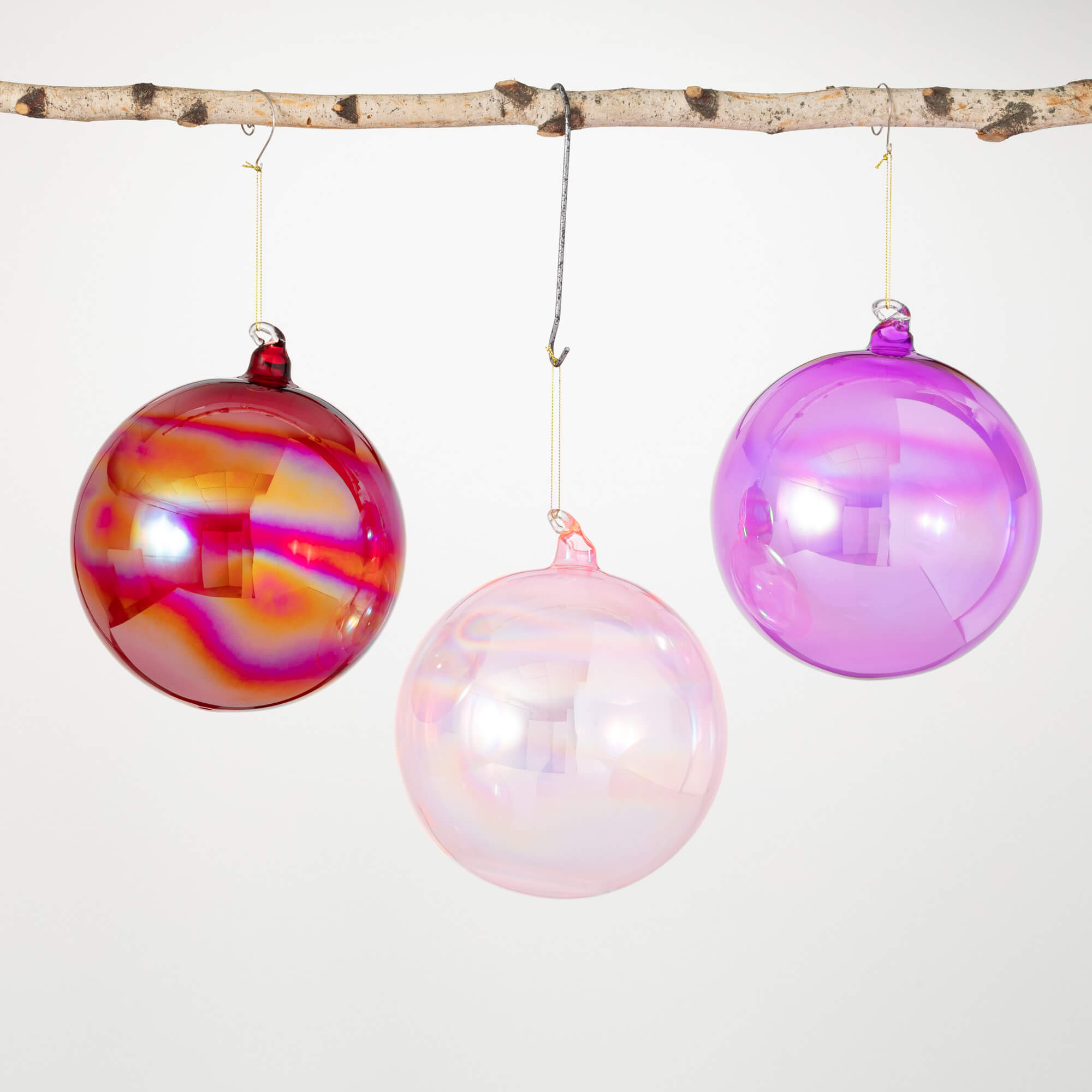 IRIDESCENT ORNAMENT Set 3