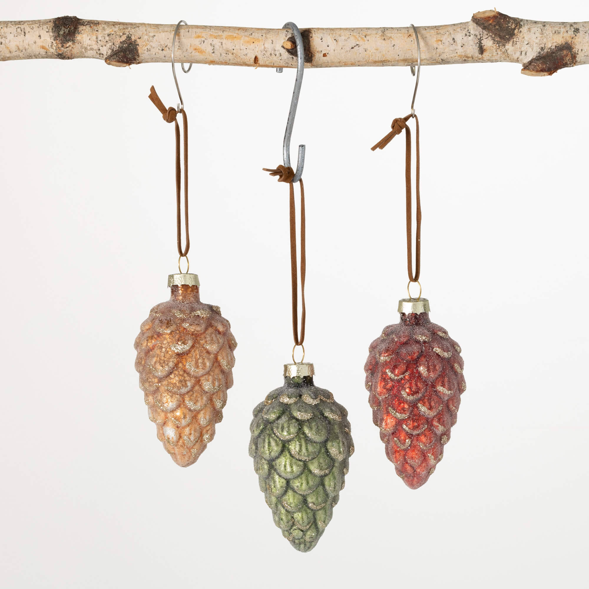 PINECONE ORNAMENT Set 3