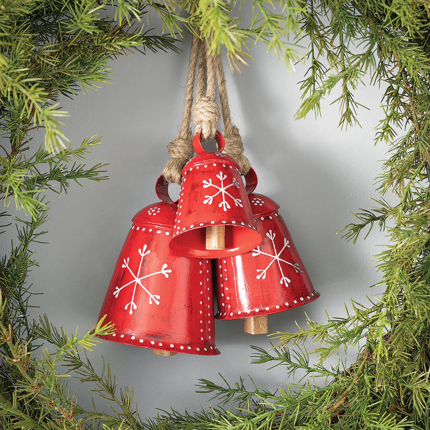 Wholesale Bell Ornament, Ornaments Red Metal | Sullivans