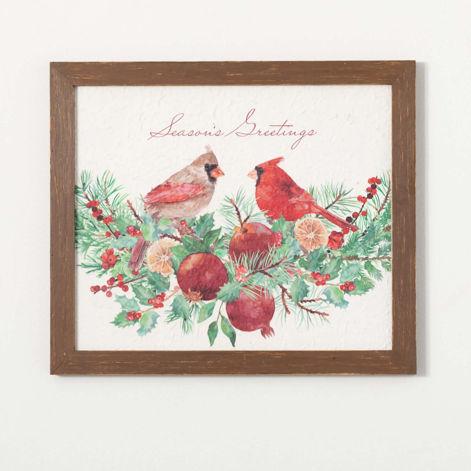 SEASONS GREETINGS WALL ART