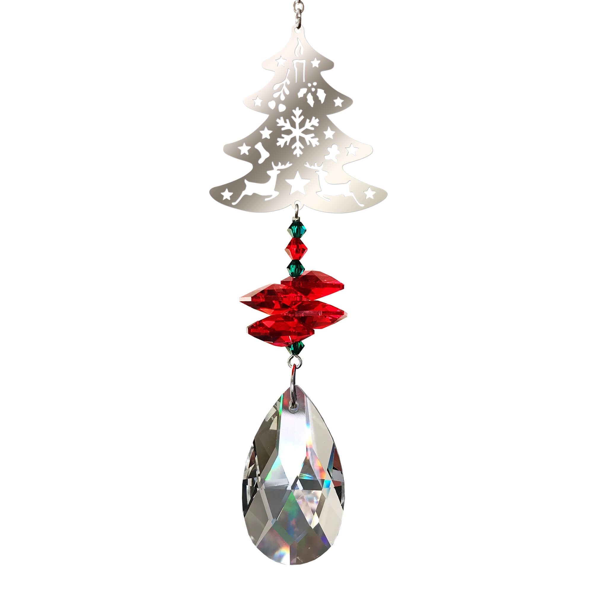 CHRISTMAS CRYSTAL SUNCATCHER