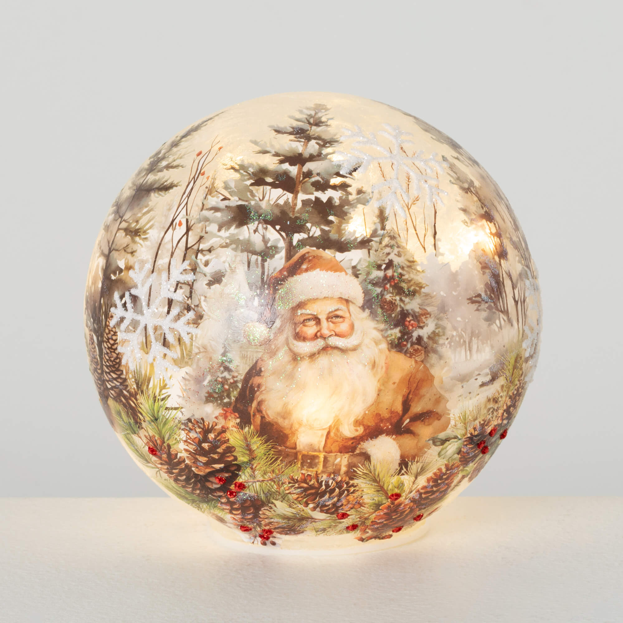 LED SANTA GLOBE