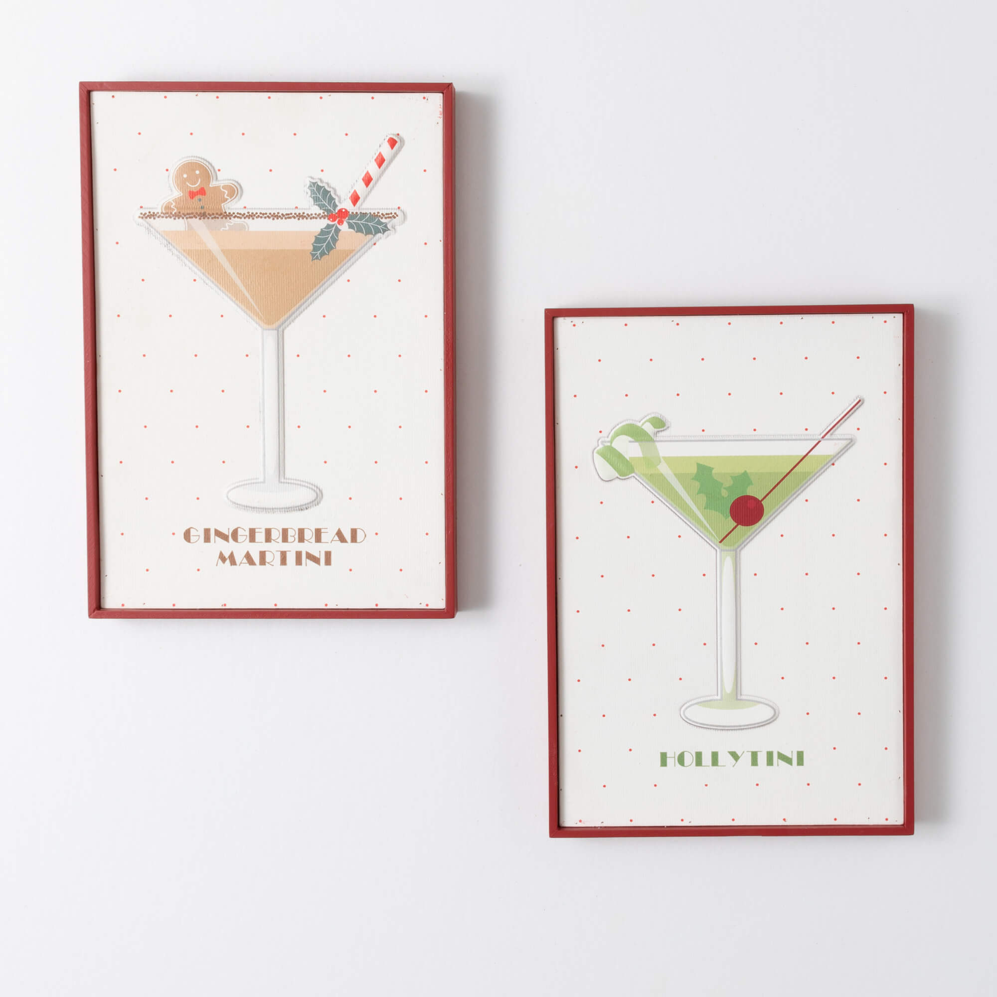 COCKTAIL WALL DECOR Set 2