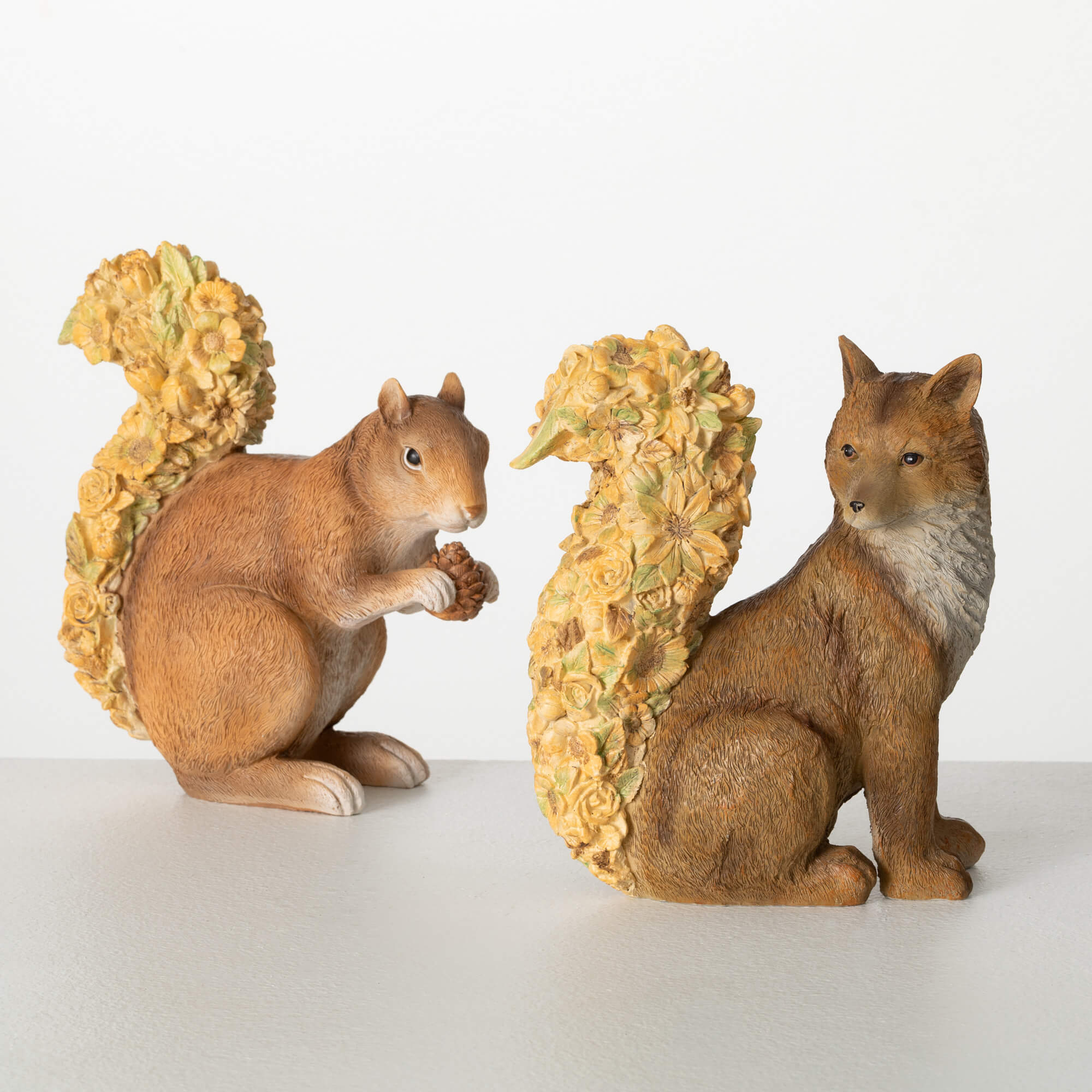 WOODLAND FALL ANIMAL FIGURINES