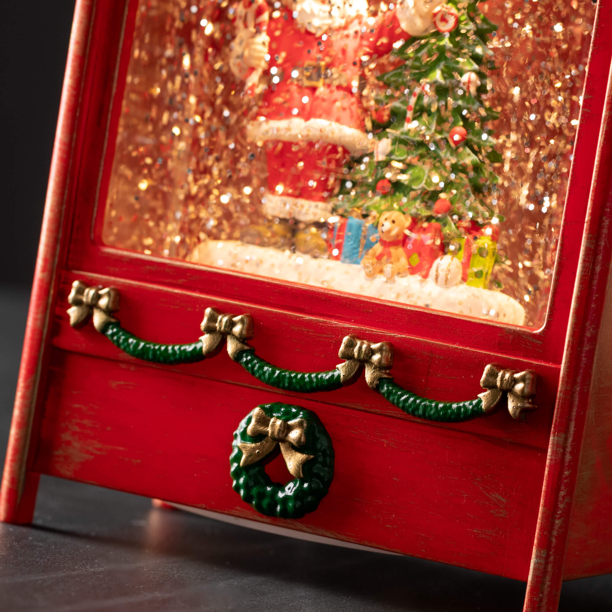 LED SHIMMER SANTA MAIL BOX