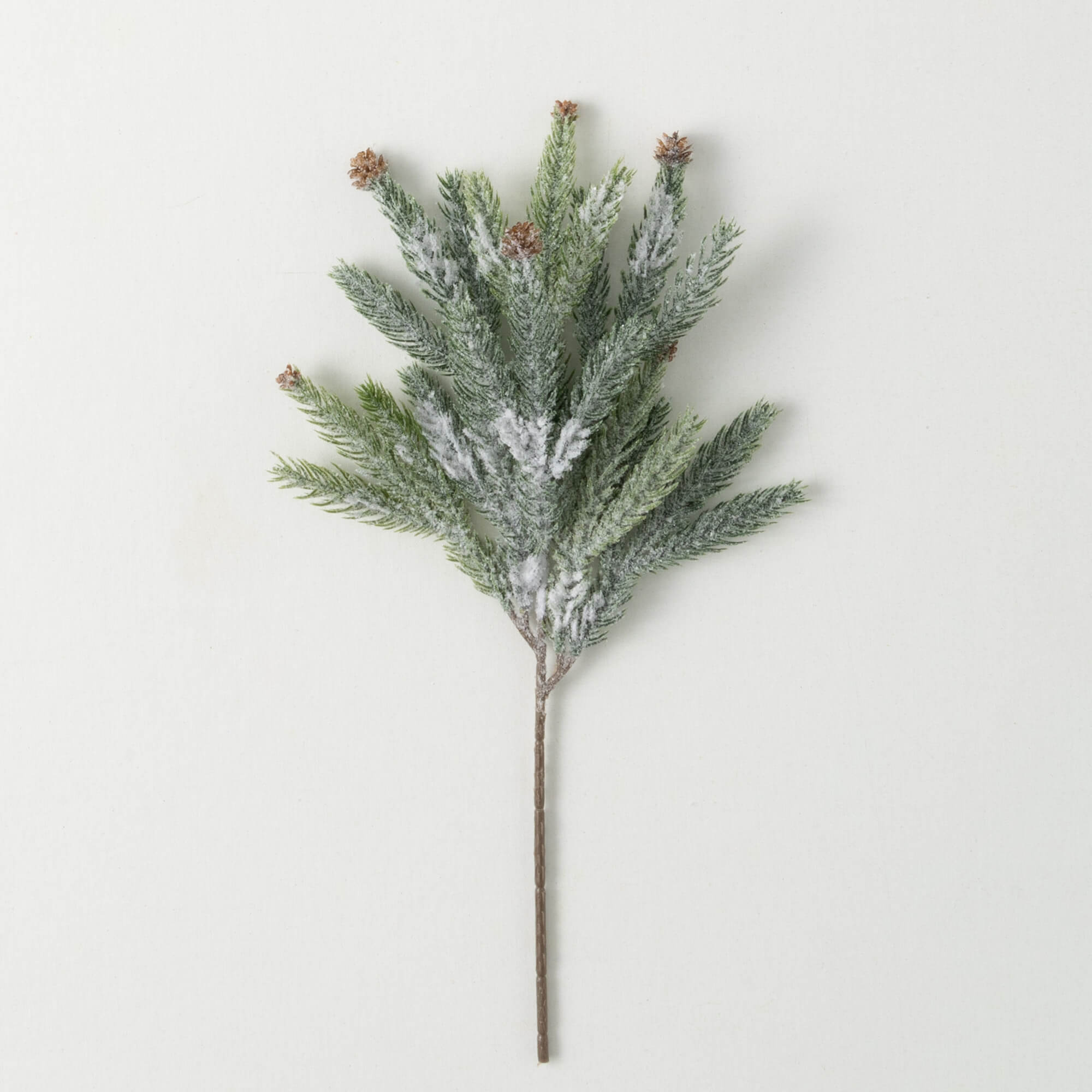 FROSTED PINE PINECONE PICK