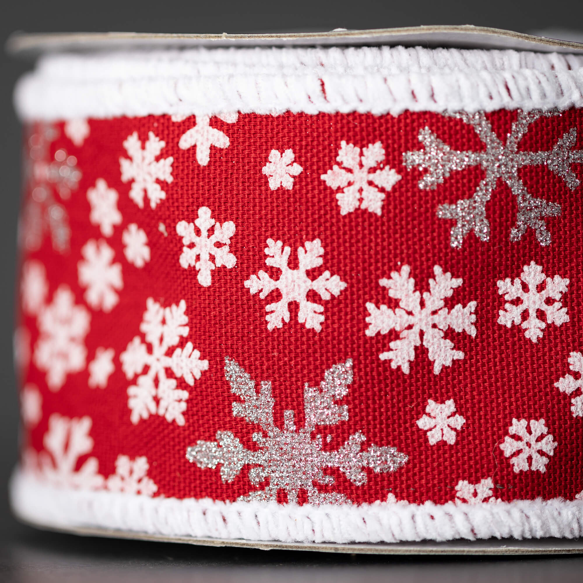 Sullivans Embroidered Snowflake Ribbon