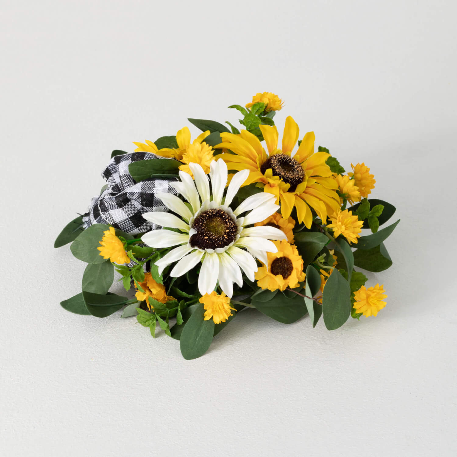 SUNFLOWER GINGHAM HALF ORB