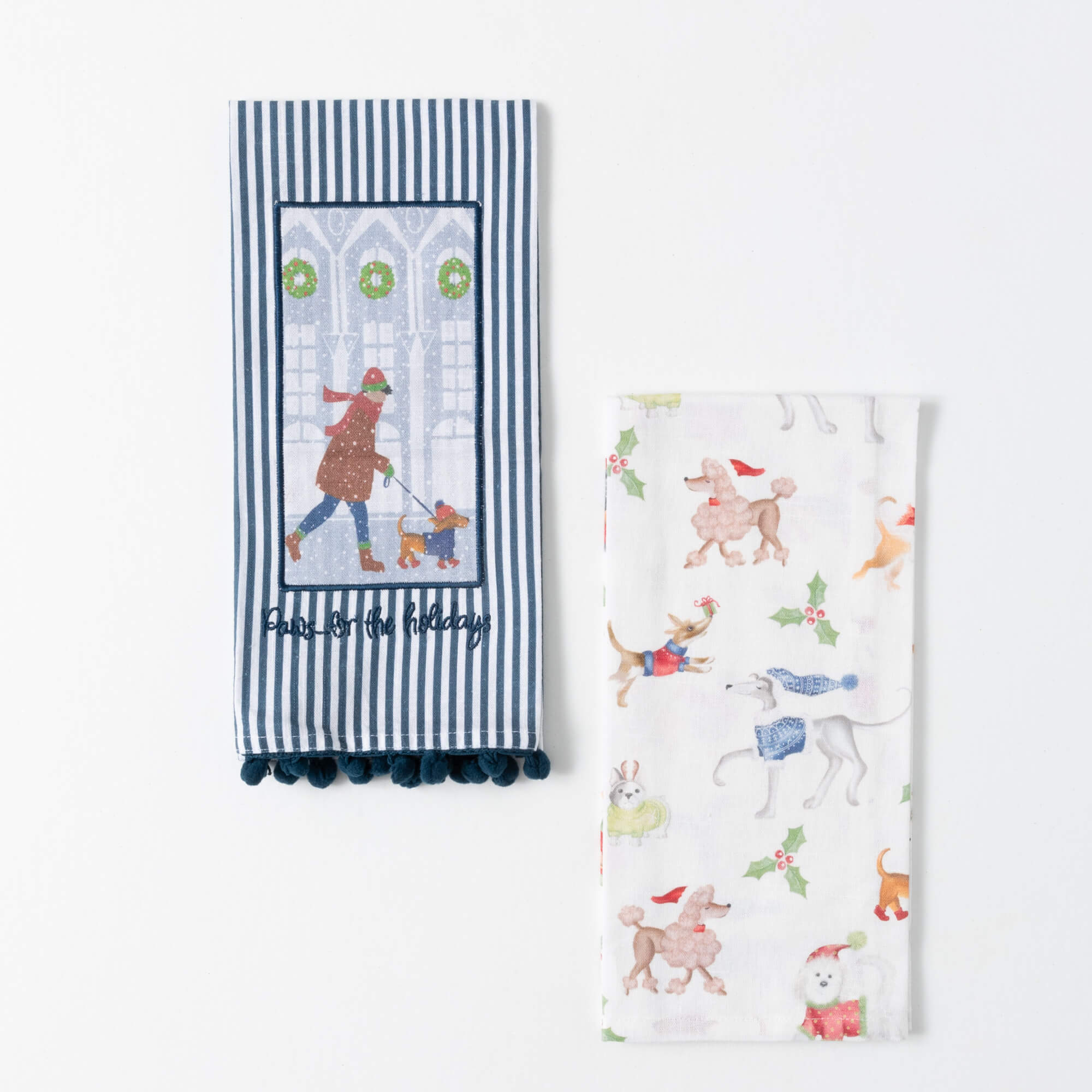 PAWS FOR THE HOLIDAYS TOWELS 2