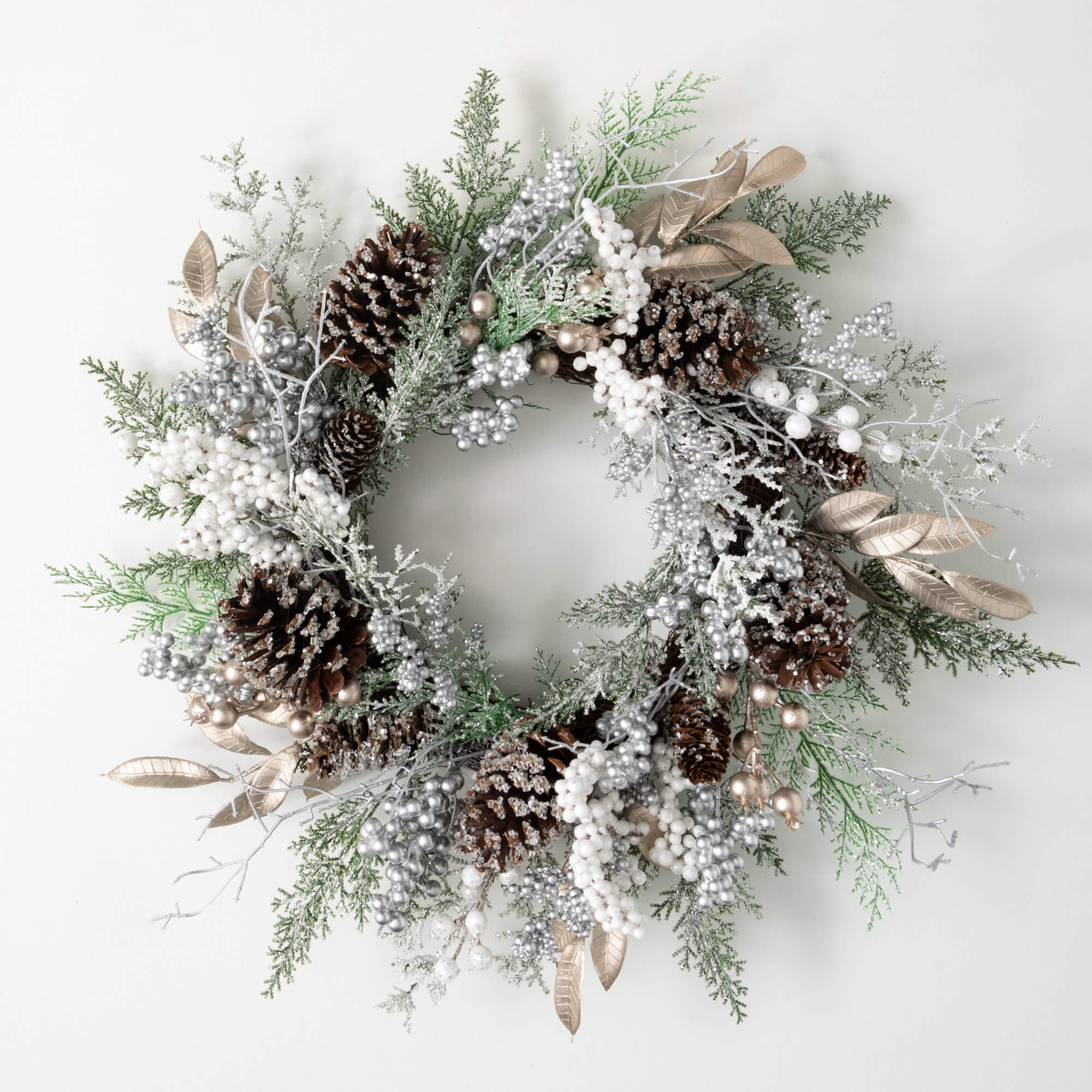 24" FROSTED BERRY WREATH