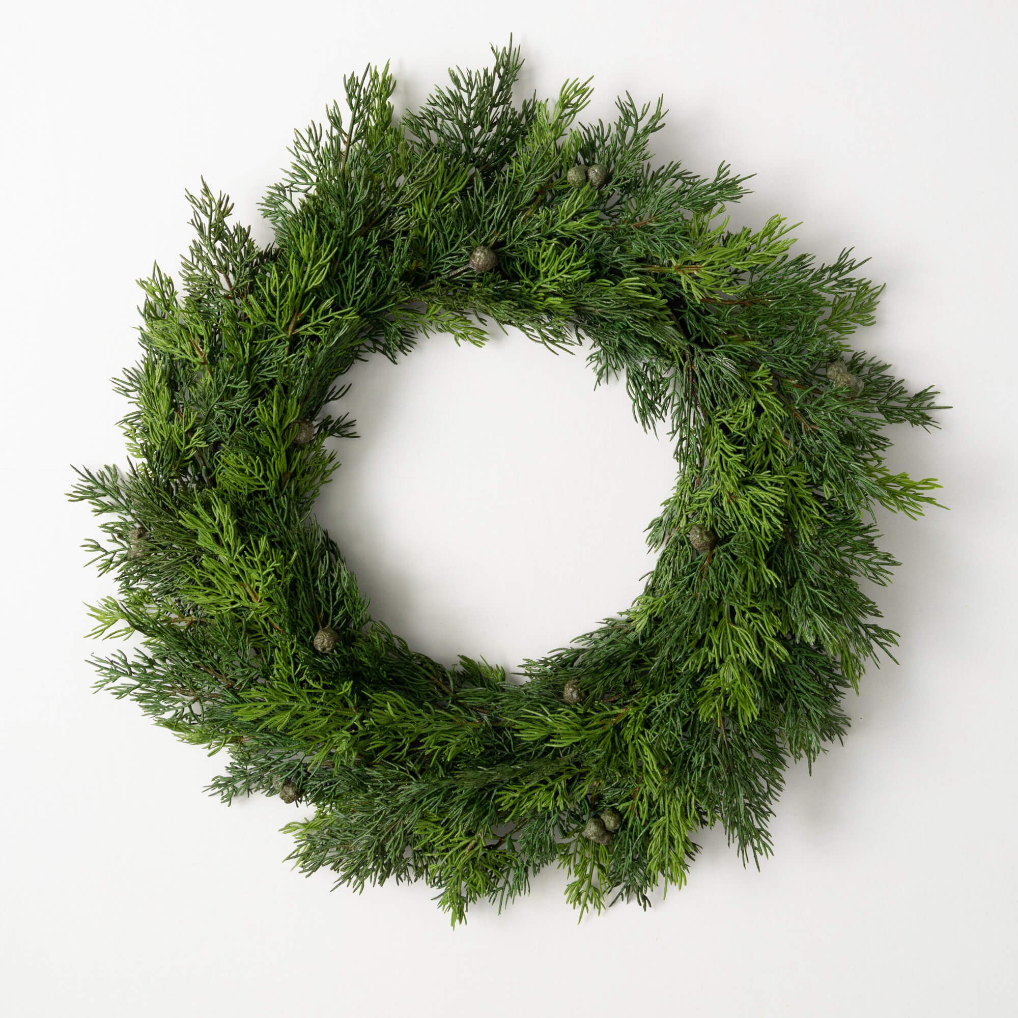 LUSH CYPRESS & BERRY WREATH